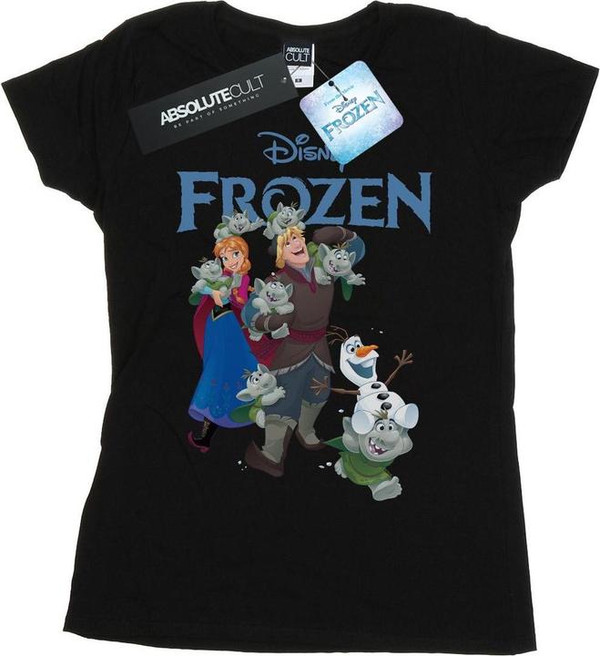 Immagine prodotto Disney Frozen Happy Trolls Maglietta Donna (XL)