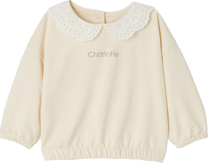 Actual product image Vertbaudet Baby sweatshirt with recycled polyester (98)
