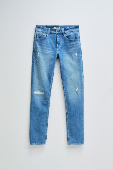 Actual product image Salsa Jeans Jeans Slim S-Active Destroyed (29)