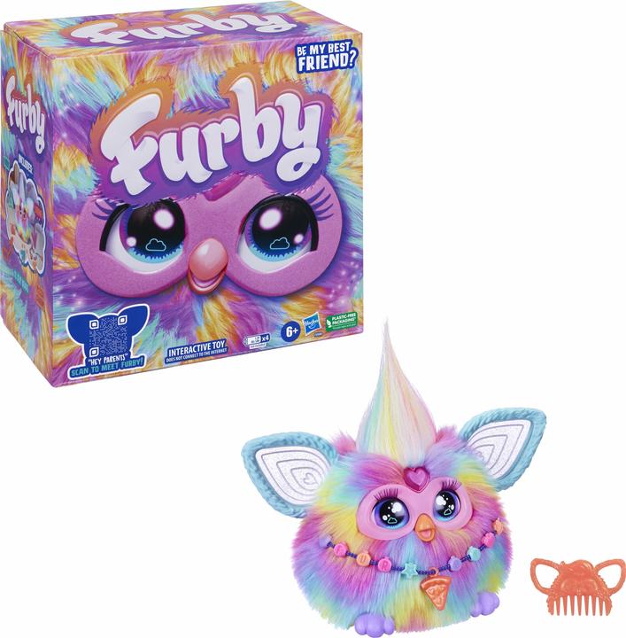 Image du produit Furby Jouet en peluche interactif (mélange de couleurs) (15 cm)