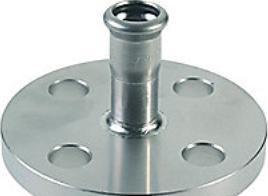 Aalberts VSH fl.ovg. 108 mm DN100 - PN10/16M-bakke XPress rustfri press (Press connection)