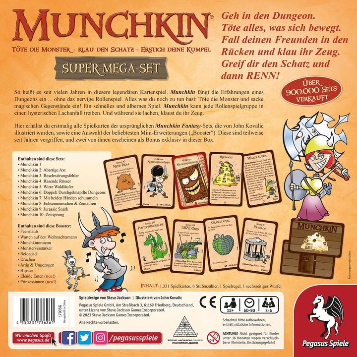 Image du produit Pegasus Munchkin Fantasy Super-Mega-Set (Allemand)