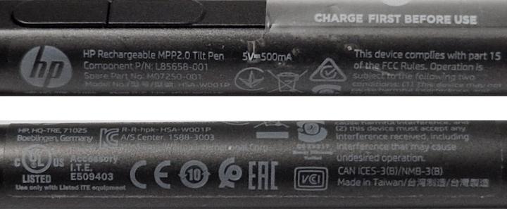 Actual product image HP Tilt Pen MPP 2.0