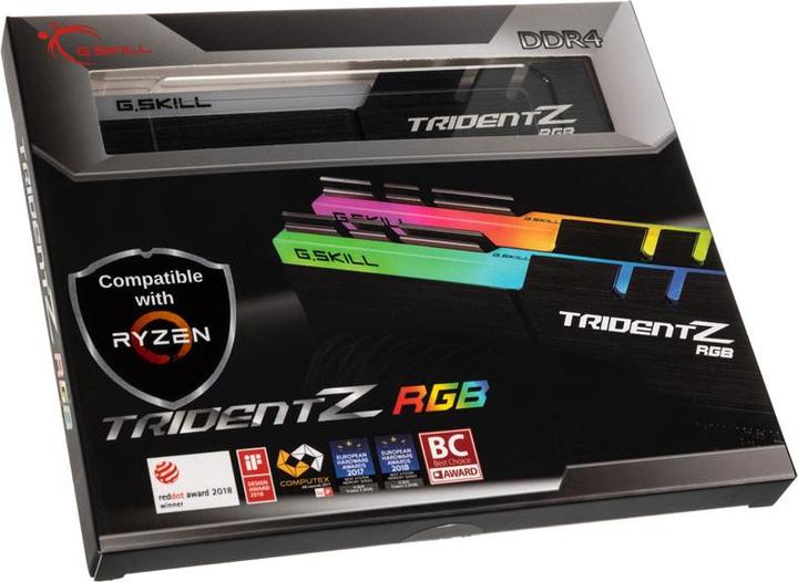 Produktbild G.Skill Trident Z RGB (for AMD) (2 x 16GB, 3200 MHz, DDR4-RAM, DIMM)