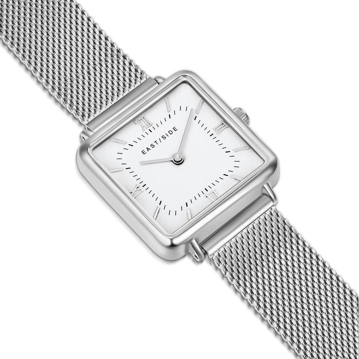 Actual product image Eastside Ladies quartz watch Grand stainless steel silver - 23914 (Analogue wristwatch, 40 mm)