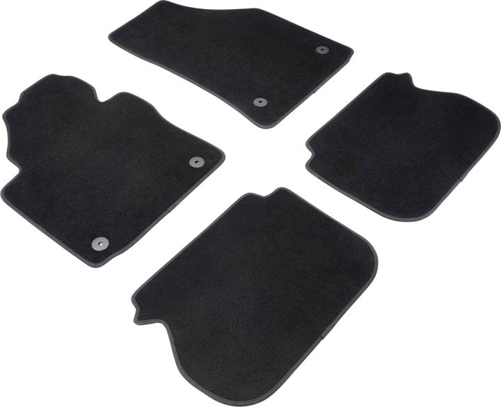 Image du produit Walser Tapis de sol Premium pour VW Caddy Life modèle 08, IV avec 2 portes coulissantes, Maxi Life vo. u. (2 tapis avant + 2 tapis arrière)