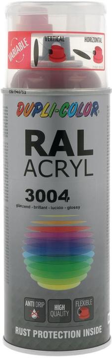 Immagine prodotto Dupli-Color Vernice acrilica lucida RAL 3004 rosso porpora (Cremisi, 0.40 l)
