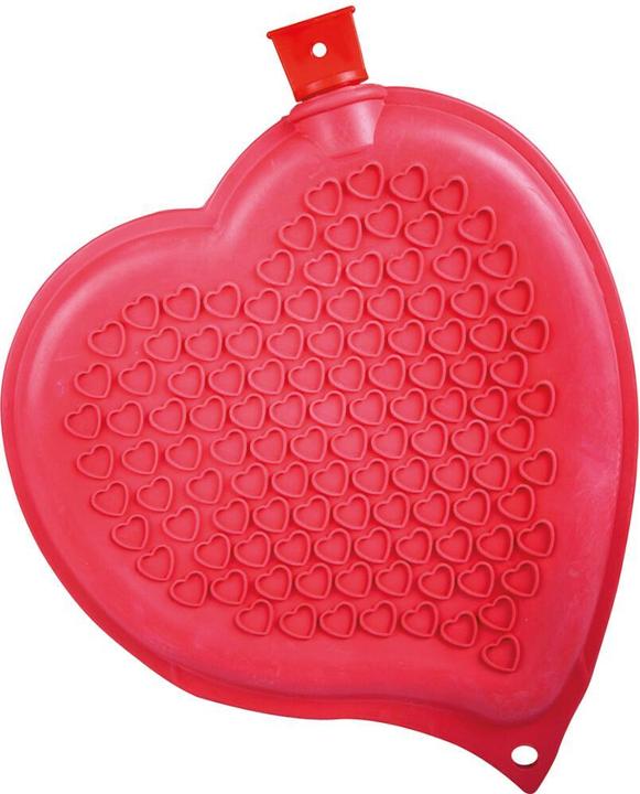 Actual product image Sänger Hot water bottle heart shape red (3 l)