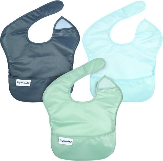 Tiny Love 3 bavoirs imperméables unis