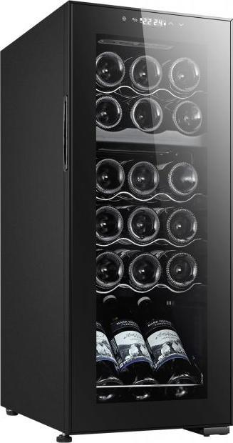 Immagine prodotto Melchioni Vermentino 18 C Dual Cantinetta vino con compressore Libera installazione Nero 18 bottigli