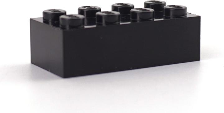 Produktbild LEGO 50x Basic Steine 2x4 - Classic 3001 - Schwarz (3001, LEGO Zubehör)