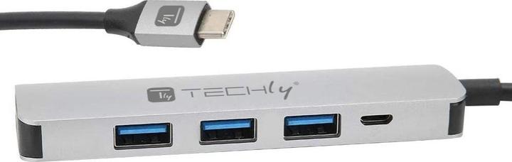 Immagine prodotto Techly USB3.1 Super Speed Hub 4 porte con cavo USB tipo C PD (USB-C, 4 Porti)