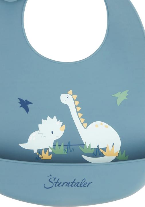 Immagine prodotto Sterntaler Bavaglino in silicone Dino Rexi 32 x 24 cm (4 mesi)