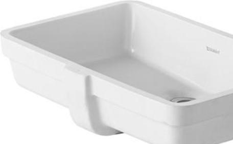 Immagine prodotto Duravit Lavabo da incasso VERO w ÜL o HLB 485x315mm senza foro per rubinetto bianco (315 mm, 485 mm)