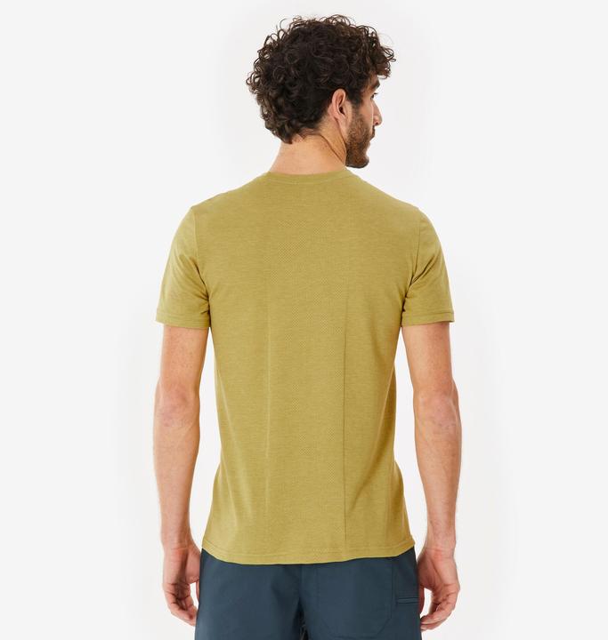 Produktbild Quechua Wandershirt Herren kurzarm - NH500 Fresh khaki (S)