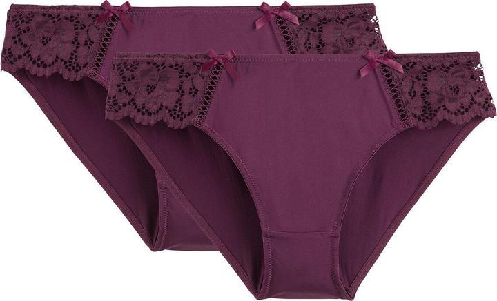Image du produit La Redoute Collections Lot de 2 slips Girofle (42, lot de 2)