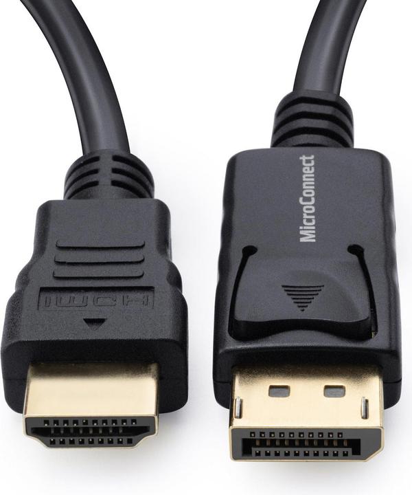 Produktbild MicroConnect DisplayPort to HDMI Cable 10m Male (10 m, DisplayPort)