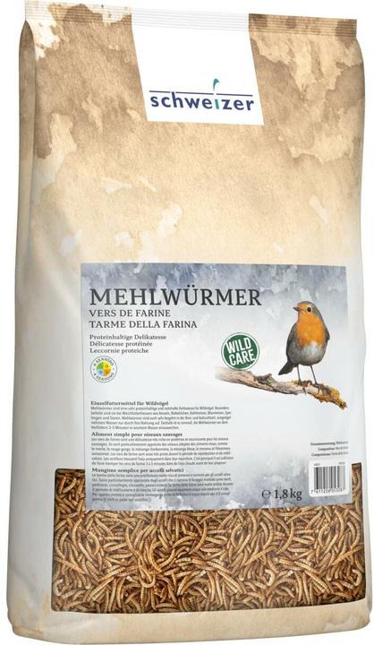 Immagine prodotto Schweizer Eric cibo per uccelli vermi da pasto, 1,8 kg, Confezione: 1,8 kg (1 x, 1.80 kg)