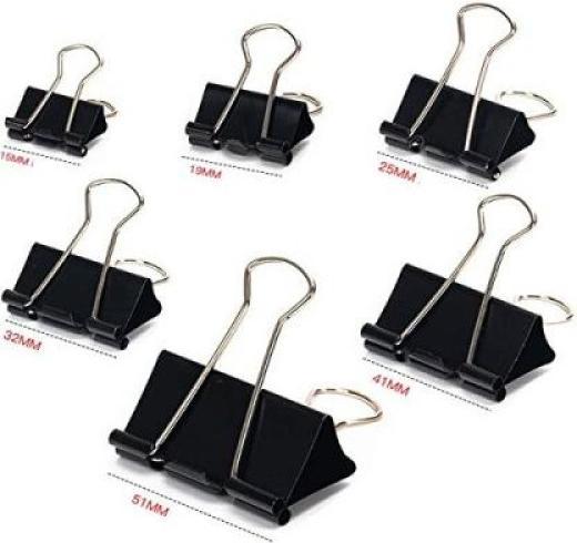 Produktbild pavo Foldback-Klammer, (B)41 mm, Klemmweite 20 mm, schwarz (1 x)