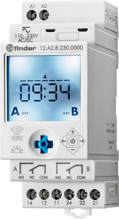 Produktbild Finder 12.A2.8.230.0000 Leistungsrelais Grau