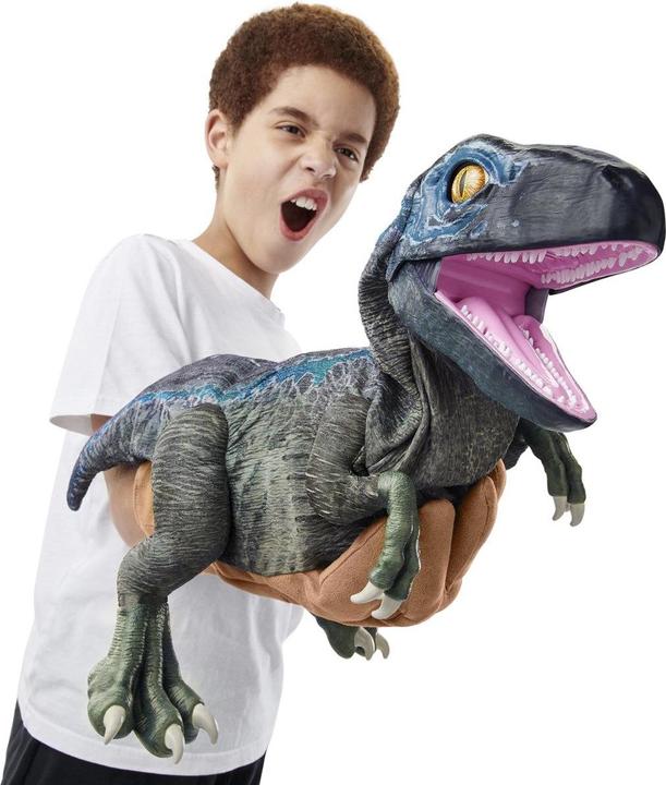 Actual product image Jurassic World Real FX Baby Blue