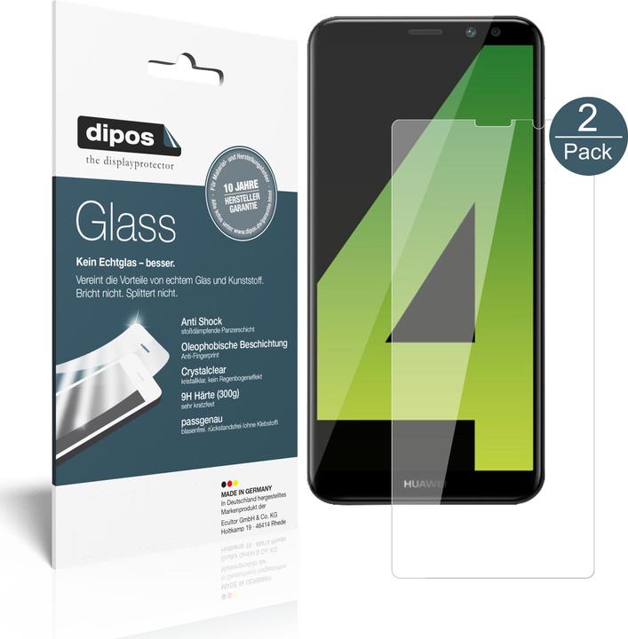 Image du produit Dipos Film de Protection d’écran Anti-Shock (2 pièce(s), Mate 10 Lite)
