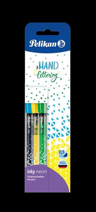 Produktbild Pelikan Tintenschreiber inky 0.5mm 817097 3 Stück (assortiert) (Assortiert, 3 x)