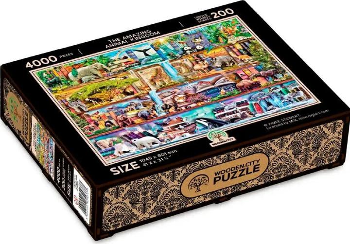Immagine prodotto WoodenCity WOODEN CITY Holzpuzzle Wunderschönes Tierreich 4000 Teile (4000 pezzi)