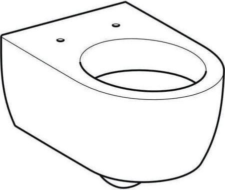 Actual product image Geberit Keramag / low-level WC iCon white wall-hung 204000000