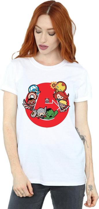 Immagine prodotto Kawaii Avengers Ready Steady War Maglietta Ampia Donna (XL)
