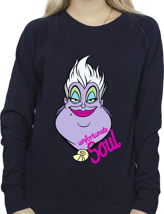 Actual product image Disney Womens/Ladies Villains Ursula Unfortunate Soul Sweatshirt (M)