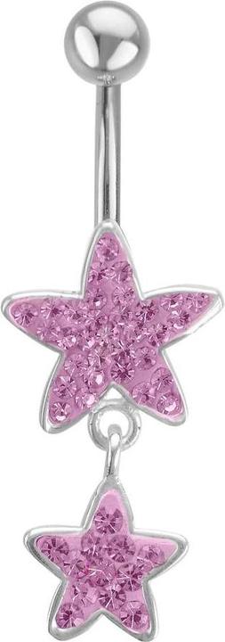 Produktbild Bijouteria Bauchpiercing (Chirurgenstahl 316L, Kristall)