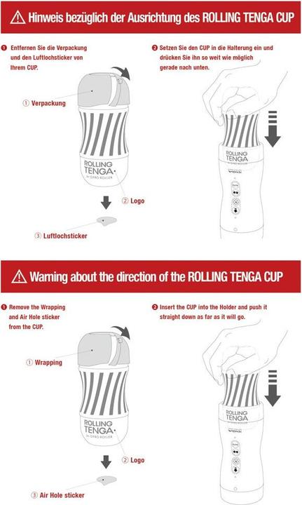 Actual product image Tenga Vacuum Gyro Roller