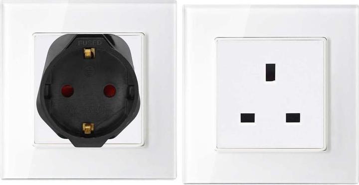 Produktbild Intirilife Steckdosenadapter UK Typ G auf EU