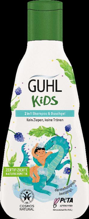 Produktbild Guhl Kids 2in1 Shampoo, Duschgel Brombeerextrakt (250 ml, Flüssiges Shampoo)