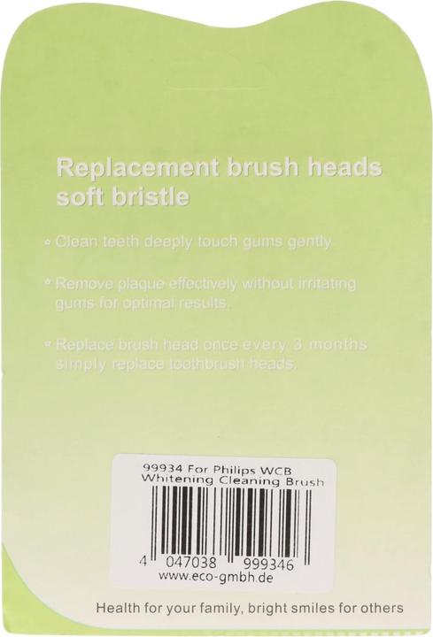 Image du produit AccuCell Tête de brosse à dents Whitening Cleaning Brush pour brosses à dents électriques Philips, 4 pièces (4 x)