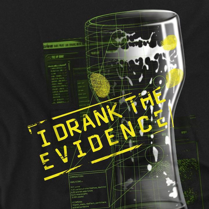 Immagine prodotto Csi: NY I Drank the Evidence Maglietta Uomo (M)