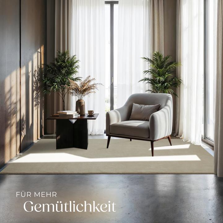Produktbild tectake Kurzflorteppich Soft Zone (120 x 170 cm)