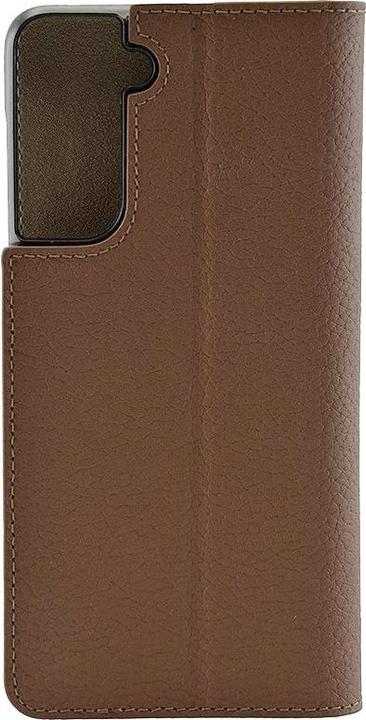 Actual product image Mike Galeli Book cover in genuine leather Marc almond (Samsung Galaxy S21+)