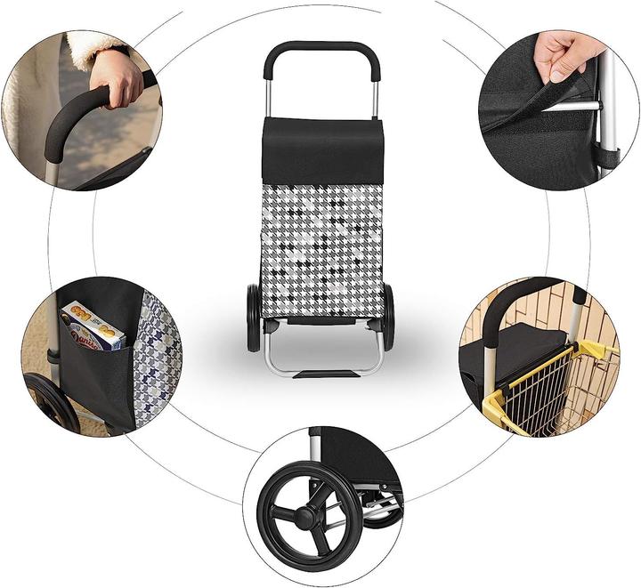 Image du produit Songmics Chariot à provisions 40L, KST06BF