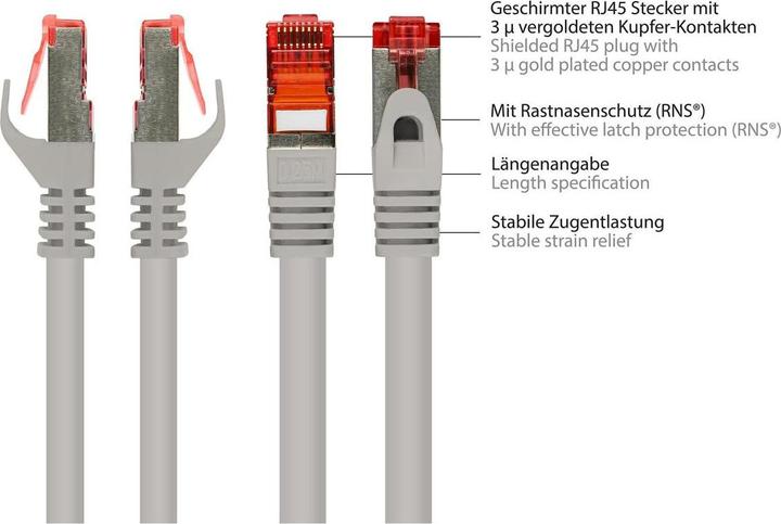 Productafbeelding Goobay Netwerkkabel (S/STP, CAT6, 5 m)