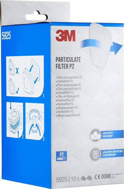Immagine prodotto 3M Filtro antiparticolato (P2, 10 x)