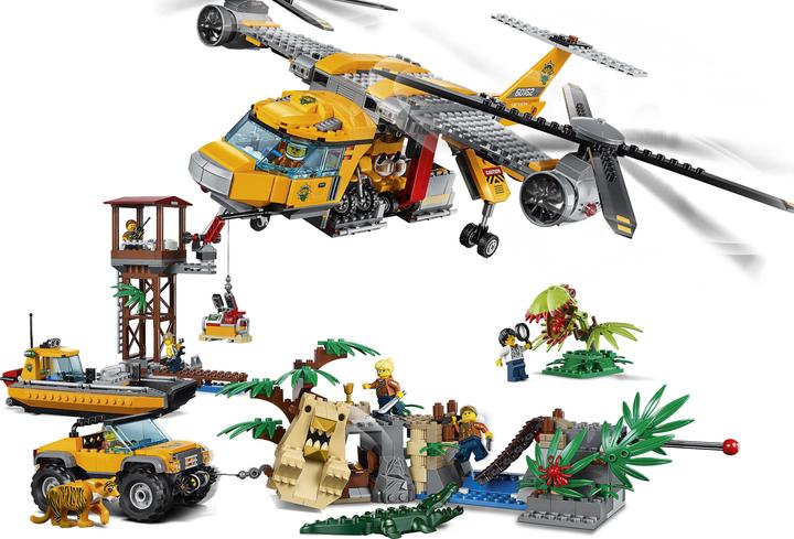 Image du produit LEGO Hélicoptère Jungle Air Drop (60162, LEGO City)