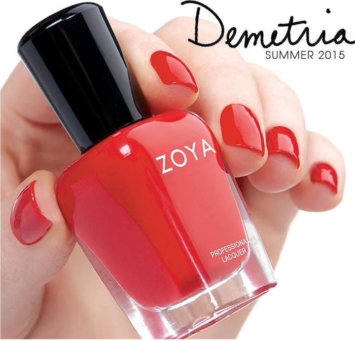 Image du produit Zoya Vernis à ongles DEMETRIA - Rouge coquelicot (Rouge coquelicot, Vernis couleur)