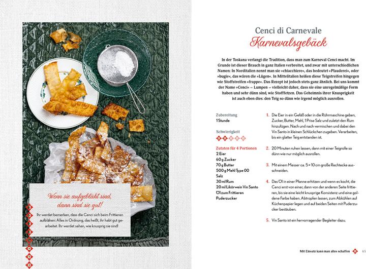 Nährwerte und Zutaten Nonnas italienische Küche (Deutsch, @nonnasilviofficial, Silvana Bini, 2024)