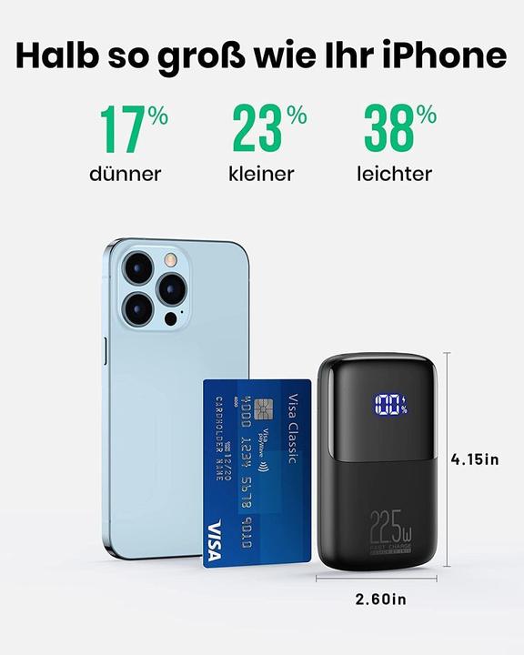 Image du produit INIU PD 10000 (10000 mAh, 22.50 W, 22.50 Wh)