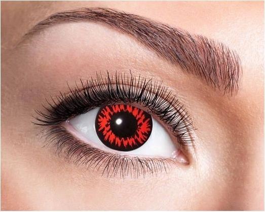 Hanninger Lentilles de contact Redwolf (Red)