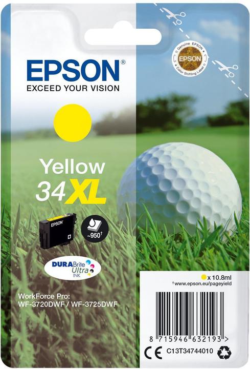 Actual product image Epson 34XL DuraBrite Ultra (Y)
