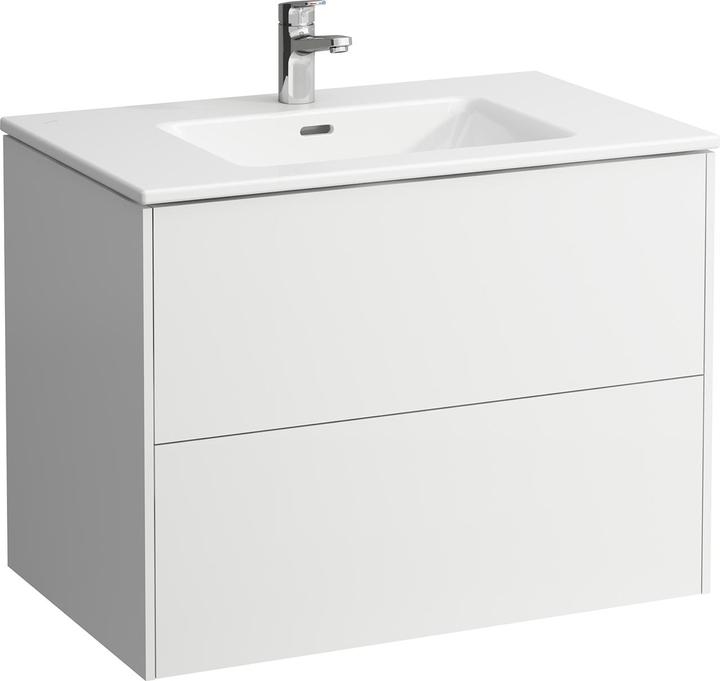 Image du produit Laufen Pro S Set Base 800, lavabo, 1 trou de robinetterie, trop-plein, meuble sous-lavabo inclus, 2