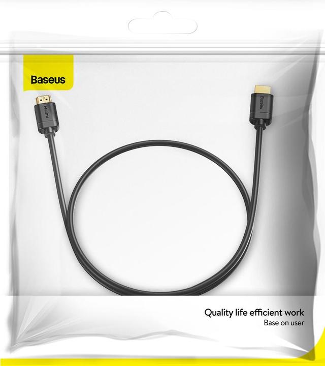 Image du produit Baseus high definition Series HDMI To HDMI Adapter Cable 8m Black (8 m, HDMI)